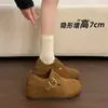 Plataforma totalmente fechada Birkenstock para mulheres, novidade do outono de 2026, estilo quente, sola macia, sem cadarço, sapatos Birkenstock casuais e despojados