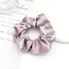 Goma para el pelo de satén con cristal vintage transfronteriza, alta elasticidad, para mujeres coreanas, Amazon, goma de tela de color sólido
