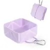 Tazón de Viaje para Mascotas, Tazón Plegable de Silicona para Gatos y Perros, Tazón Portátil para Agua al Aire Libre, Tazón de Comida para Perros, Tazón para Gatos, Tazón de Camping
