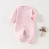 Macacão de Bebê para Primavera e Outono, Roupa Quentinha Acolchoada para Recém-nascido de Outono e Inverno, Macacão de Engatinhar para Recém-nascido, Macacão Borboleta