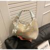 Nova Bolsa Estilo Chinês Feminina 2025 Nova Outono e Inverno Versátil Bolsa de Ombro Transversal Feminina Bolsa de Mão Bolsa de Tecido Jacquard Estilo Nacional