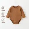 Ropa de Abrigo para Bebé Recién Nacido, Ropa Interior para Primavera, Otoño e Invierno, Sudadera con Capucha Triangular de una Pieza para Bebé de Manga Larga, Pijama Estándar de Algodón Puro