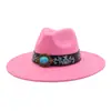 Aliexpress Amazon Otoño Top de Corazón de Gamuza Sombrero Fedora de Ala Ancha Sombrero Jazz de Ala Plana Sombrero de Caballero