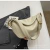 Bolsa Casual Patchwork de Bolinho para Mulheres 2026 Nova Moda Simples Transversal Pequena Bolsa Texturizada para o Dia a Dia Bolsa de Ombro Feminina