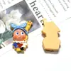 Dibujos Animados Brillo Pan Estrella DIY Accesorios de Resina Pequeña Pegamento de Crema Pasador Funda de Teléfono Hebilla de Zapato