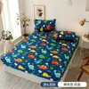 Sábana bajera ajustada antideslizante de seda helada transfronteriza para comercio exterior, protector de colchón de cobertura total para el hogar, dormitorio de estudiante, apartamento, disponible en varios tamaños