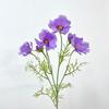 Flores Artificiais Cosmos para Decoração de Casamento, Adereços de Fotografia, Flores Artificiais para Arranjos de Caminho, Flores de Seda e Arranjos Florais Decorativos