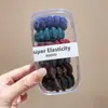 Faixa de Cabelo Grossa e Durável para Mulheres 2025 Novo Estilo Faixa de Cabelo com Bola Corda de Cabelo Elástica Alta Sem Costura Faixa de Cabelo Acessórios de Cabelo