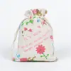Impresso algodão e linho pacote de pano bolso estilo étnico saco de algodão com cordão saco de embalagem de jóias saco repelente de mosquitos atacado spot