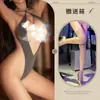 Incienso Ting Nocturno para Mujer Colgante Libre para Cuello Pasión Tentadora Pura Deseo Jumpsuit Colgante al Cuello Bikini Lencería para Mujer