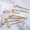 Empaques personalizados para martillos de madera pequeños, martillos de madera personalizados, corte y grabado láser, adición personalizada de imágenes y texto, procesamiento personalizado