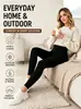 Leggings europeos y americanos de cintura alta transfronterizos, pantalones de yoga elásticos y cálidos de felpa, estilo largo, forrados de forro polar para otoño e invierno, adelgazantes y reductores de abdomen