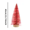 Suministros de Decoración Navideña Mini Árbol de Navidad Arreglo de Ambiente Festivo para el Hogar Árbol de Pinos de Colores Árbol de Pino Pequeño Artificial