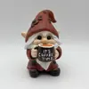 Gnomo de Resina para Beber Café Nuevo Tridimensional Transfronterizo Adornos Artesanales Decoraciones para el Hogar Pequeños Adornos de Escritorio