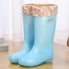 Sapatos Transparentes de Gelatina Impermeáveis para Uso Externo Cozinha de Trabalho Pisando em Água Galochas Femininas Antiderrapantes Confortáveis Sapatos de Borracha Galochas
