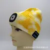 Gorra con Auriculares Bluetooth de Iluminación LED Transfronteriza, Gorro de Punto Cálido para Hombres y Mujeres con Ala Ancha e Iluminación, Accesorio de Gorra de Ala Ancha