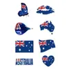 Pegatinas de Tatuajes Temporales Impermeables con Temática Australiana Transfronteriza Son Fáciles de Aplicar, Atuendos Personalizados, Maquillaje Atmosférico y Exhibiciones Culturales