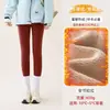 Calça Tubarão Forrada com Fleece Feminina Roupa Externa Outono e Inverno Espessada Cintura Alta Modeladora de Barriga Leggings de Yoga para Quadril Calça Barbie Feminina Quente