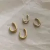 Brincos de Alta Qualidade para Mulheres, Elegantes e da Moda, Estilo Simples e Cool, Design em U de Luxo Acessível de Nicho, Brincos Hipoalergênicos