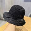 Sombrero de Sol de Ala Ancha para Mujer Sombrero de Sol Calado de Encaje Verano Coreano Vacaciones Protección Solar Sombrero de Playa Sombrero de Lazo de Moda