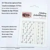 Conjunto de Adesivos de Pérola e Diamante Transfronteiriços, Adesivos Faciais de Pedraria Strass, Adesivos para Sobrancelhas, Adesivos Faciais Infantis, Adesivos de Diamante para Maquiagem