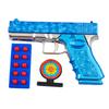 Set Completo de Pistola de Balas de Esponja, Pistola Sand Eagle Plegable de Goma Suave, Metal Artificial, Juguete para Niños para Comer Pollo