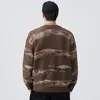 Suéter de Punto Jacquard de Cuello Redondo Nuevo Otoño/Invierno 2025 Estilo Retro Japonés Holgado Versátil Casual Marca de Moda