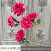Hibisco Peônia de Galhos Altos com 5 Cabeças, Flor de Macieira Ornamental, Arranjo de Flores de Seda no Local do Evento da Cerimônia, Posicionamento de Flores Artificiais para Adereços de Fotografia
