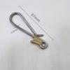 Fabricante de Foshan Llavero de Latón al por Mayor Hebilla de Acero Inoxidable Enrollada a Mano Accesorios de Ferretería Electrochapados en Hierro Manualidad Creatividad