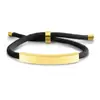 Pulsera de Acero Inoxidable en Blanco para Grabado Láser Transfronterizo Regalo Navideño Pequeño Regalo Promocional Pulsera Tejida