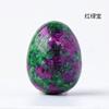 Mini Huevos Decorativos de Cristal Natural Ágata Jade Pájaro Minero Huevos de Pascua Decoraciones de Navidad Mayoreo