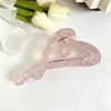 Elegante Pinza para el Cabello con Forma de Corazón de Cristal para Mujer, Nuevo Modelo 2026, Pinza Grande de Gama Alta para Recogidos en la Parte Trasera de la Cabeza, Accesorio para el Cabello de Pinza de Tiburón