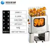 Exprimidor automático de doble cabezal, exprimidor de naranjas, extractor de jugos frescos multifuncional para limón, toronja, mango y sandía