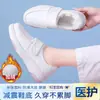 Zapatos de Enfermera de Terciopelo Suave y Transpirables Antideslizantes para Otoño e Invierno, Planos Cómodos, Zapatos de Trabajo Médicos, Venta al por Mayor, Dropshipping