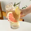 Copo de Chá de Frutas com Boca Larga Famoso na Internet, Copo de Vidro de Capacidade Extra Grande, Copo para Bebidas Lácteas, Copo para Leite com Suco, Copo para Bebidas Geladas