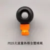 Válvula de Bola de Plástico PE Completo 20/25/32 Soldador de Fusión en Caliente Doble Válvula de Bola con Núcleo de Plástico Accesorios de Tubería de Suministro de Agua de PE Válvula Resistente a la Corrosión