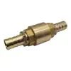 Válvula de retención de boca de pagoda Insertar Manguera de goma Válvula unidireccional Doble cabeza Boca de cobre con resorte Funda de válvula de flujo inverso Manguera de goma de alambre de acero Válvula de tubería de agua