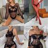 Transfronterizo para damas pedrería brillante sexy ropa interior bolsa falda de cadera ropa de malla body lencería