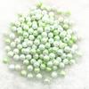 Cuentas redondas de color sólido Mabei de 4/6/8/10 mm, material para abalorios hechos a mano DIY, cadena para teléfono móvil, pulsera, accesorios de joyería