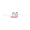 Titanium F136 Titanium Alloy Four-Leaf Clover Zircon Earrings Gradient Lucky Clover Ear Bone Studs G23 Titanium Piercing Jewelry