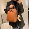 Mochila Feminina 2022 Nova Mochila Fashionável Feminina Cor Sólida Tendência Feminina 2022 Mochila Pequena Feminina Verão