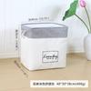Cesta de Almacenamiento de Lino Estilo Japonés Simple Cesta para Ropa Sucia Caja de Almacenamiento para Ropa de Cama de Armario Caja de Almacenamiento para Snacks Juguetes