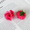 Cabezas de flores de rosa pequeñas artificiales, al por mayor desde el fabricante de origen, para accesorios para el cabello, pasadores, ramilletes, flores decorativas, materiales para manualidades DIY