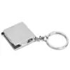 Llavero de Cinta Métrica de Aleación de Zinc con Doble Escala Métrico e Imperial, Elegante, Portátil, Gadget Práctico de Aleación EDC