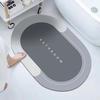 Alfombrilla de Barro Diatomeas para Baño, Absorbente de Agua, Antideslizante, Secado Rápido, Alfombrilla para Pies de Terciopelo de Cristal, Alfombrilla para Suelo Resistente a la Suciedad para Entrada de Cocina suit
