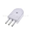 Enchufe de cableado estándar italiano 10A/16A 250V ensamblado desmontable cableado sin soldadura flexión lateral cabeza macho y hembra