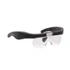 11537DC Gafas de lectura multi-multiples con luz LED para personas mayores, gafas de aumento HD multiusos.