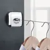 Varal Retrátil Invisível para Interior Montado na Parede Aço Inoxidável 304 Varal de Aço para Varanda Varal Legal
