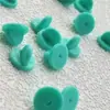 Broche azul lago hebilla de goma insignia universal hebilla de repuesto accesorios DIY suministro Taobao venta al por mayor punto tapa de goma