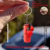 Mini Llavero de Bolsillo Colgante Popular Decoración Personalizada Universal para Hombres y Mujeres Llavero Plano de Acrílico con Grabado